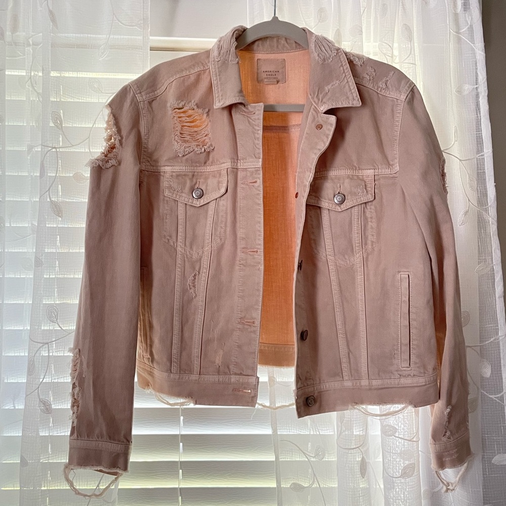 Pink Denim Jacket